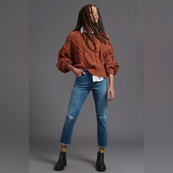 Pilcro Denim - The Slim Boyfriend Mid-Rise Relaxed Jeans By Pilcro (Anthropologie)